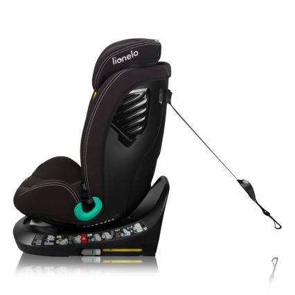 Lionelo - BASTIAAN ONE i-Size Swivel Car Seat with Base 40-150 cm Black Carbon