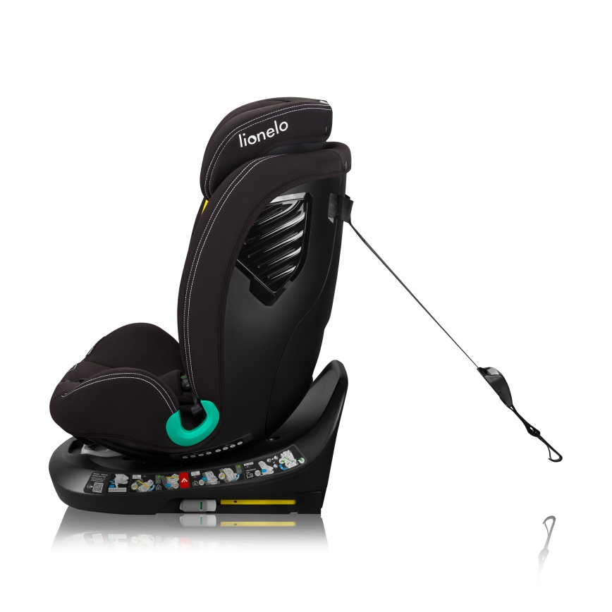 Lionelo - BASTIAAN ONE i-Size Swivel Car Seat with Base 40-150 cm Black Carbon