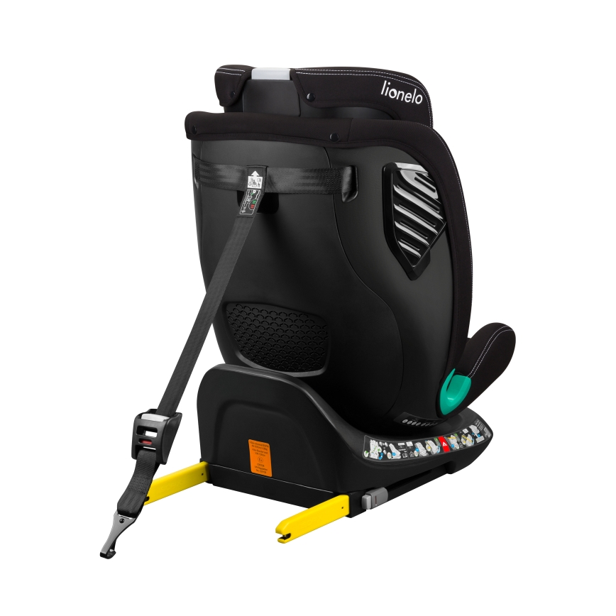 Lionelo - BASTIAAN ONE i-Size Swivel Car Seat with Base 40-150 cm Black Carbon