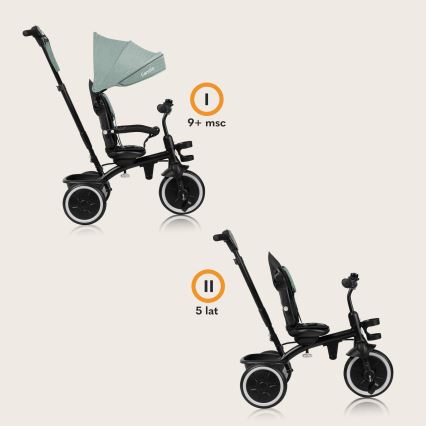 Lionelo - BERRY Kids' Tricycle, Green Forest