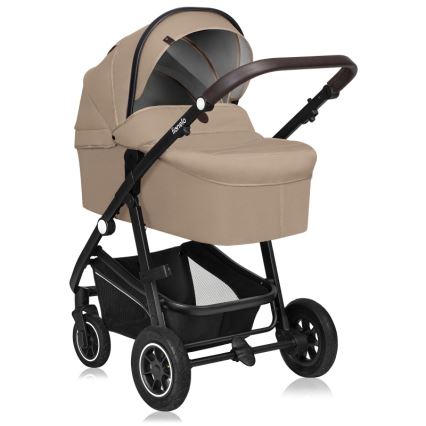Lionelo - BIANKA 3-in-1 Combination Stroller, Beige Sand