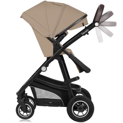 Lionelo - BIANKA 3-in-1 Combination Stroller, Beige Sand