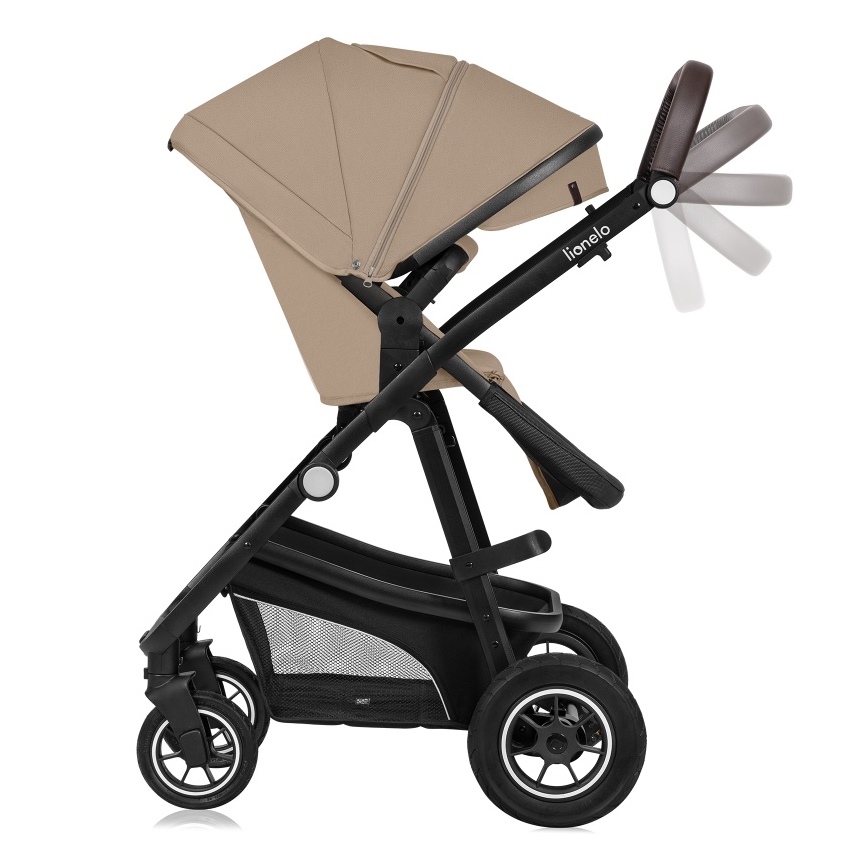 Lionelo - BIANKA 3-in-1 Combination Stroller, Beige Sand