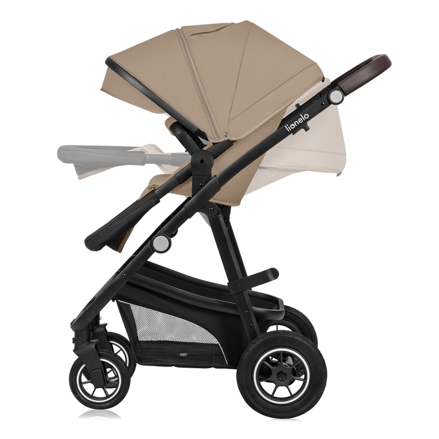 Lionelo - BIANKA 3-in-1 Combination Stroller, Beige Sand