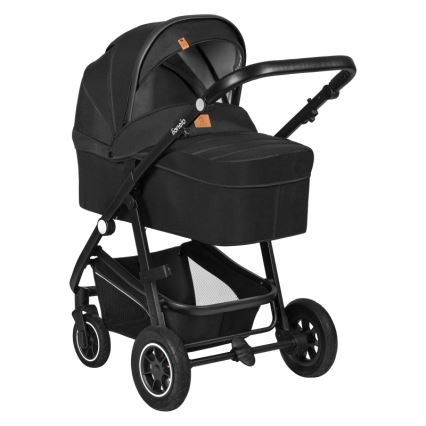Lionelo - BIANKA 3-in-1 Combination Stroller Black Onyx