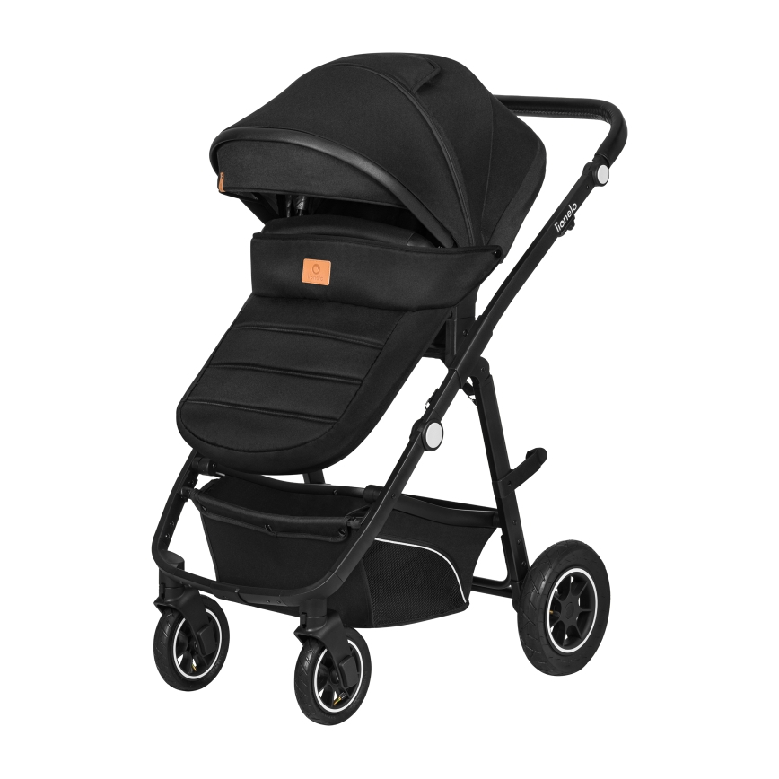 Lionelo - BIANKA 3-in-1 Combination Stroller Black Onyx
