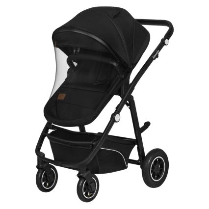 Lionelo - BIANKA 3-in-1 Combination Stroller Black Onyx