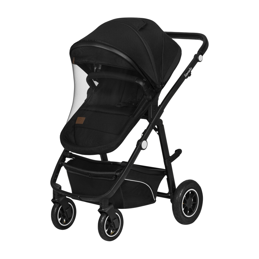 Lionelo - BIANKA 3-in-1 Combination Stroller Black Onyx