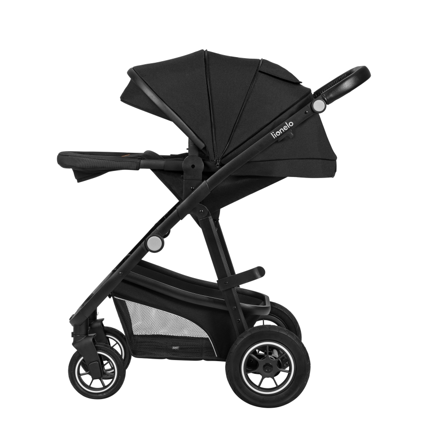 Lionelo - BIANKA 3-in-1 Combination Stroller Black Onyx