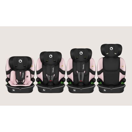 Lionelo - BILLY i-Size Car Seat 76-150 cm Baby Pink