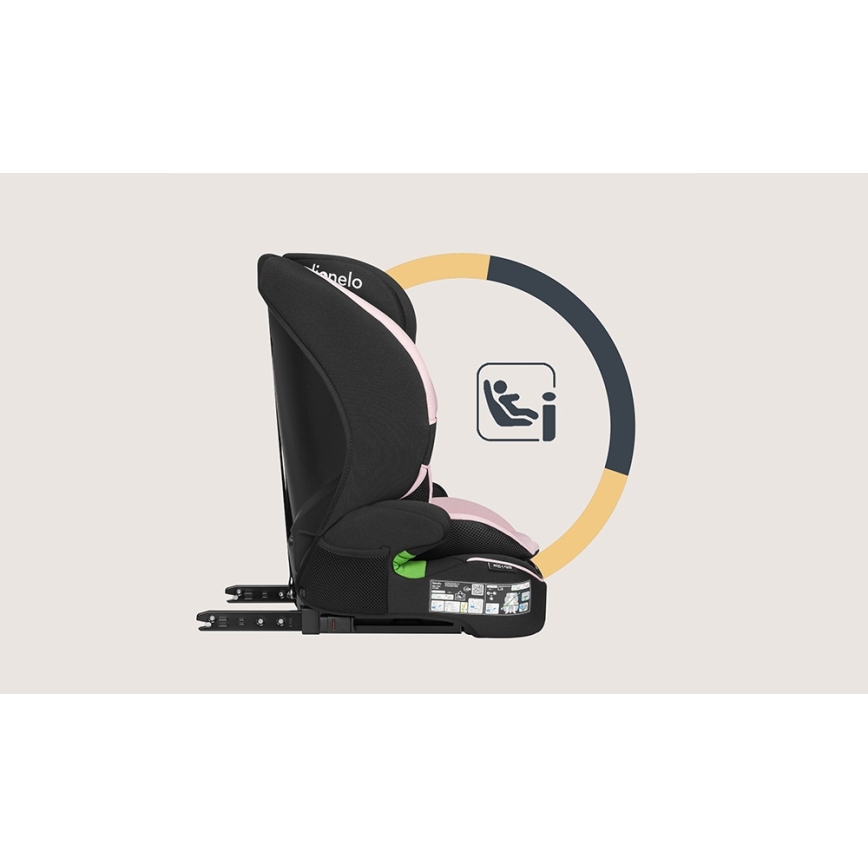 Lionelo - BILLY i-Size Car Seat 76-150 cm Baby Pink