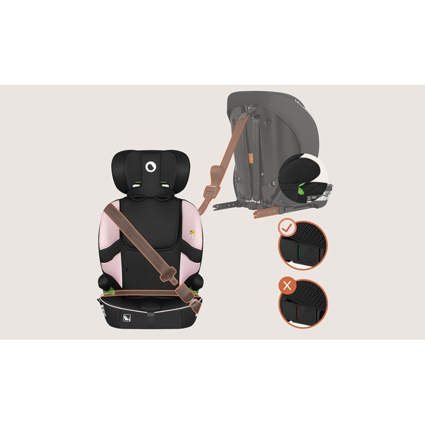 Lionelo - BILLY i-Size Car Seat 76-150 cm Baby Pink