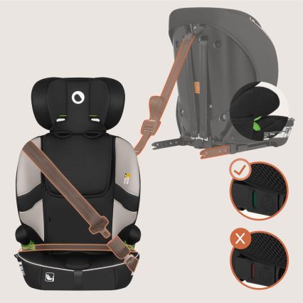 Lionelo - BILLY i-Size Car Seat 76-150 cm Beige Latte