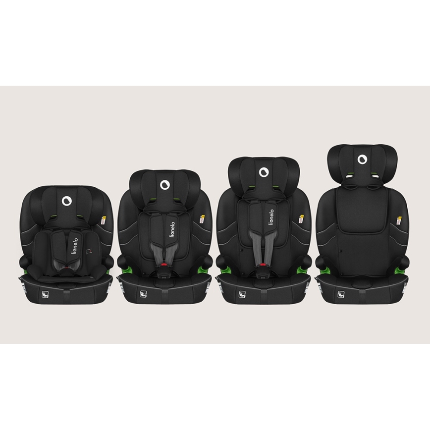 Lionelo - BILLY i-Size Car Seat 76-150 cm Black Carbon