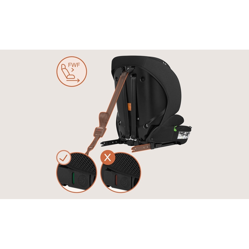 Lionelo - BILLY i-Size Car Seat 76-150 cm Black Carbon