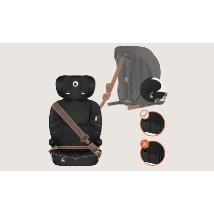 Lionelo - BILLY i-Size Car Seat 76-150 cm Black Carbon