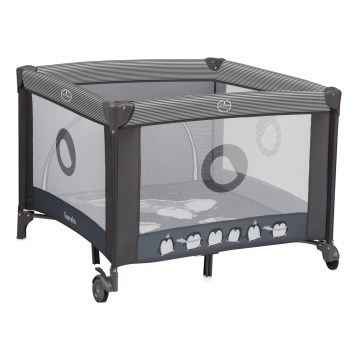 Lionelo - BONNIE Playpen Grey Scandi