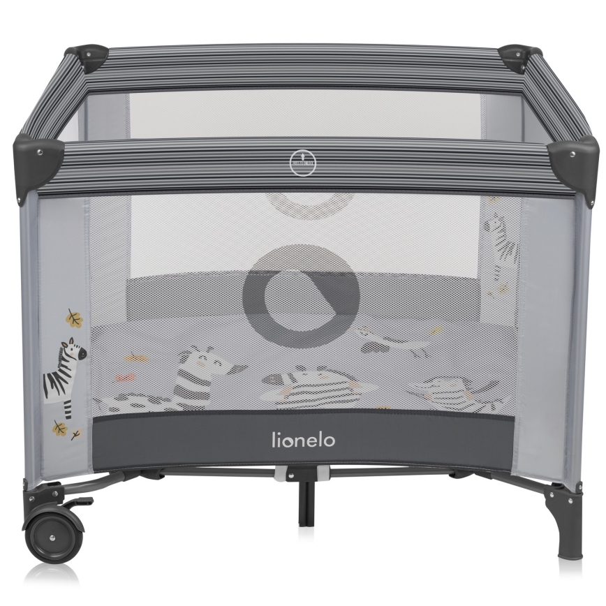 Lionelo - BONNIE Playpen Grey Stone