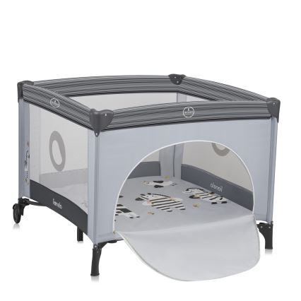 Lionelo - BONNIE Playpen Grey Stone