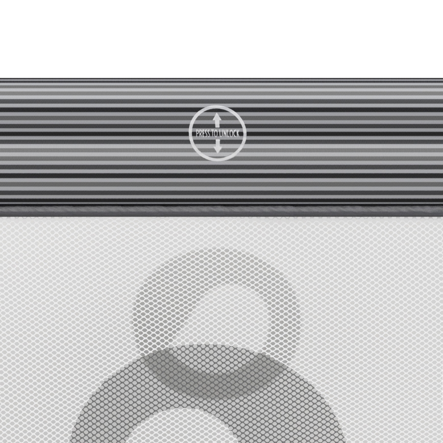 Lionelo - BONNIE Playpen Grey Stone