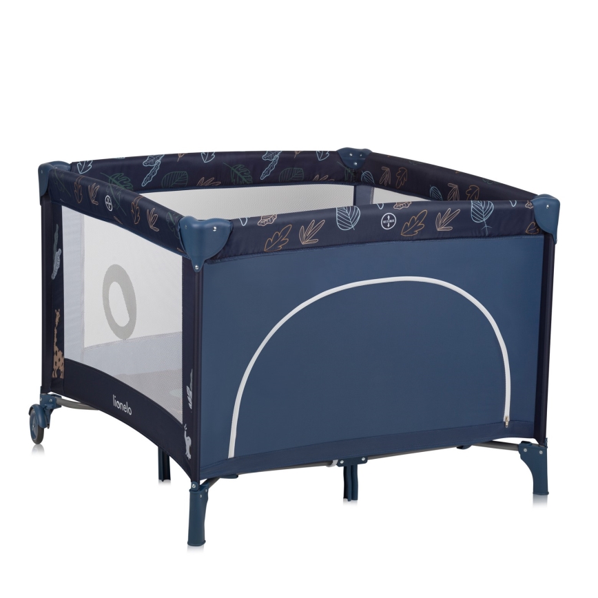 Lionelo - BONNIE Playpen Navy Blue