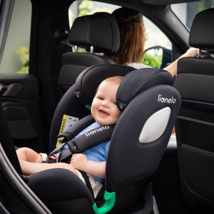 Lionelo - BRAAM AIR i-Size Rotating Base Car Seat 40-150 cm Black Carbon