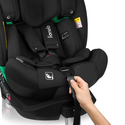 Lionelo - BRAAM AIR i-Size Rotating Base Car Seat 40-150 cm Black Carbon