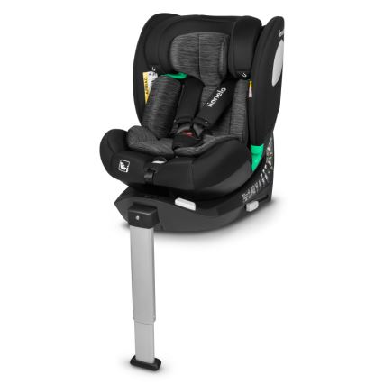 Lionelo - BRAAM i-Size 40-150 cm Rotating Car Seat with Base Black Carbon