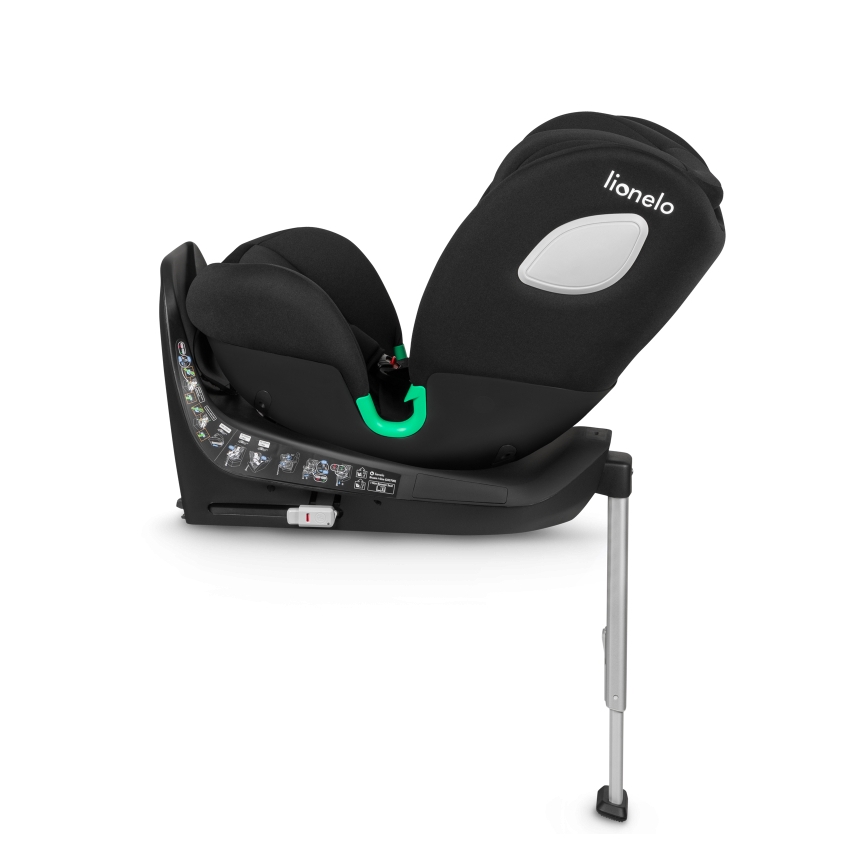 Lionelo - BRAAM i-Size 40-150 cm Rotating Car Seat with Base Black Carbon