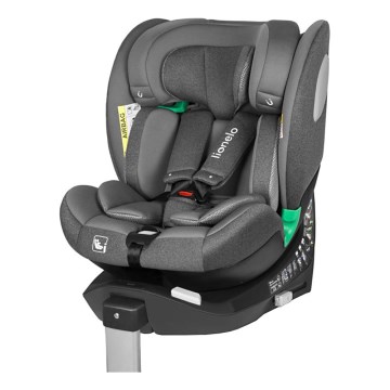 Lionelo - BRAAM i-Size Rotating Car Seat with Base 40-150 cm Grey Stone