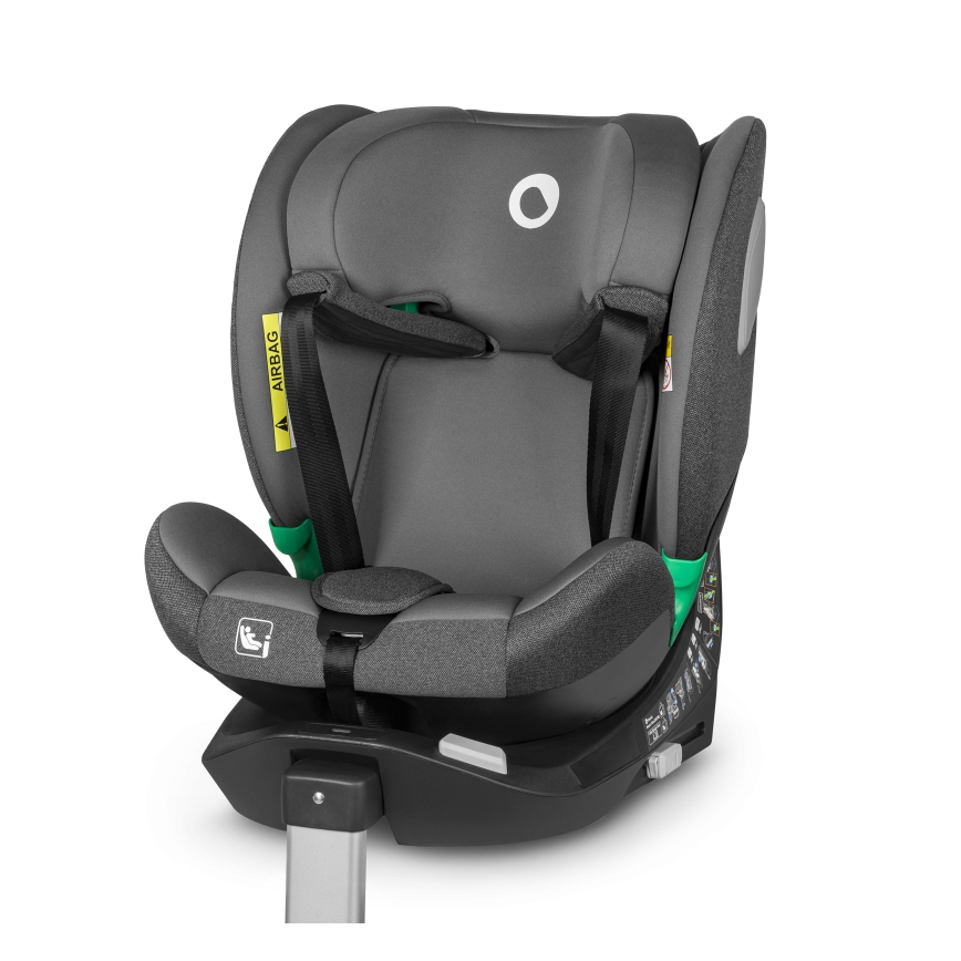 Lionelo - BRAAM i-Size Rotating Car Seat with Base 40-150 cm Grey Stone