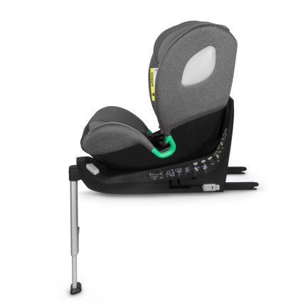 Lionelo - BRAAM i-Size Rotating Car Seat with Base 40-150 cm Grey Stone