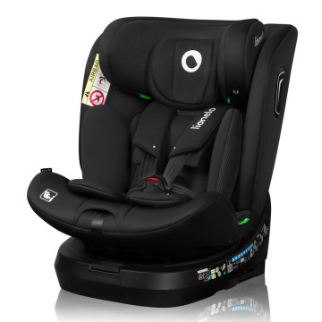 Lionelo - BRAVE i-Size Car Seat with Rotating Base 40-150 cm Black Carbon