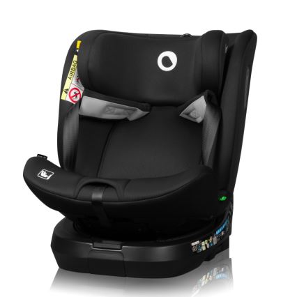 Lionelo - BRAVE i-Size Car Seat with Rotating Base 40-150 cm Black Carbon