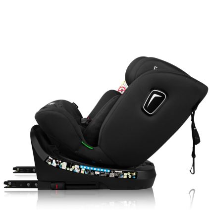 Lionelo - BRAVE i-Size Car Seat with Rotating Base 40-150 cm Black Carbon