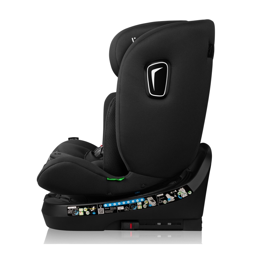 Lionelo - BRAVE i-Size Car Seat with Rotating Base 40-150 cm Black Carbon