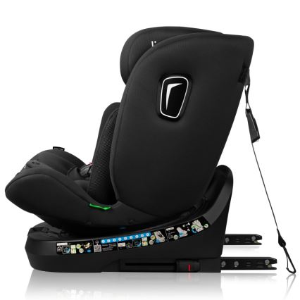 Lionelo - BRAVE i-Size Rotating Car Seat with Base 40-150 cm Black Carbon