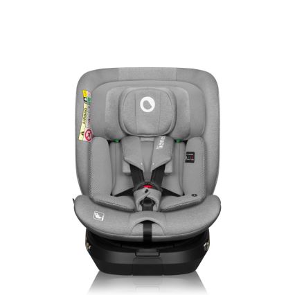 Lionelo - BRAVE i-Size Rotating Car Seat with Base 40-150 cm Grey Stone