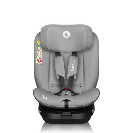 Lionelo - BRAVE i-Size Rotating Car Seat with Base 40-150 cm Grey Stone