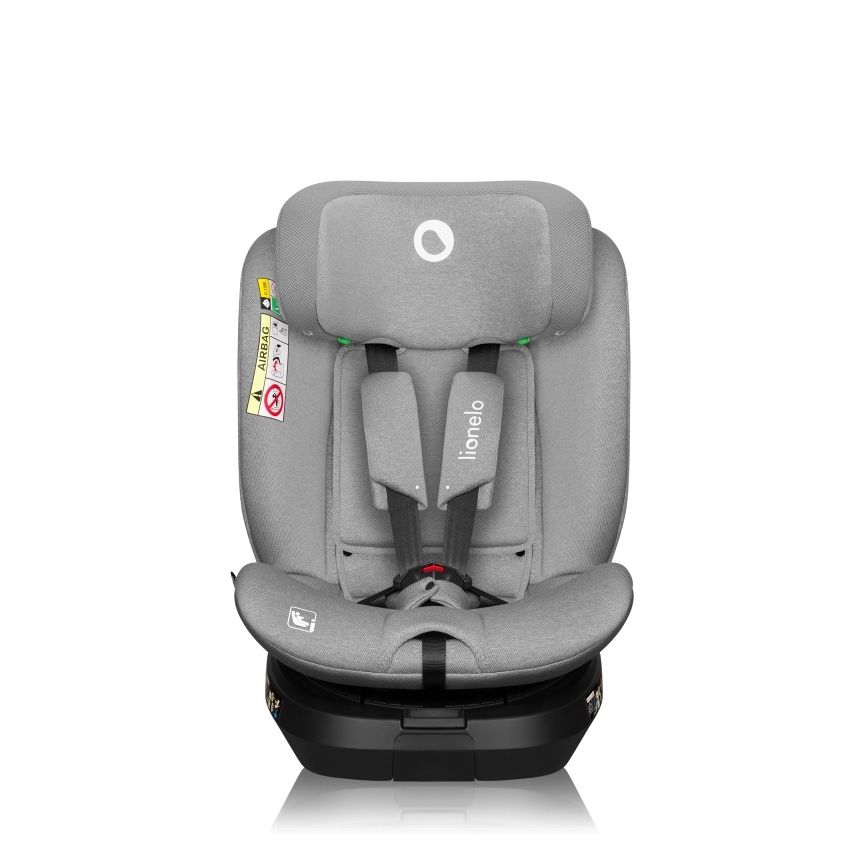 Lionelo - BRAVE i-Size Rotating Car Seat with Base 40-150 cm Grey Stone