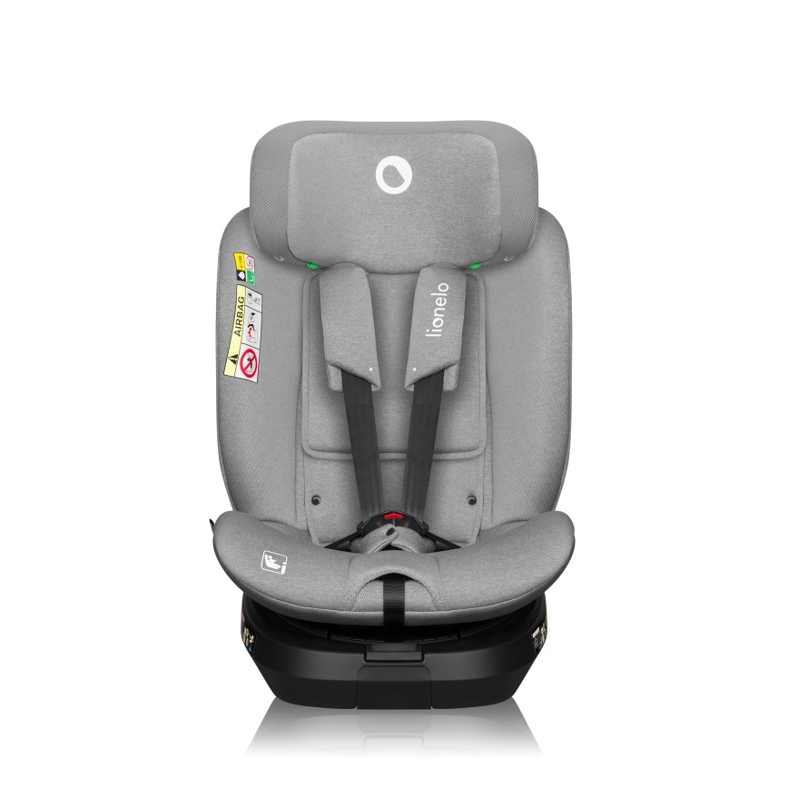 Lionelo - BRAVE i-Size Rotating Car Seat with Base 40-150 cm Grey Stone