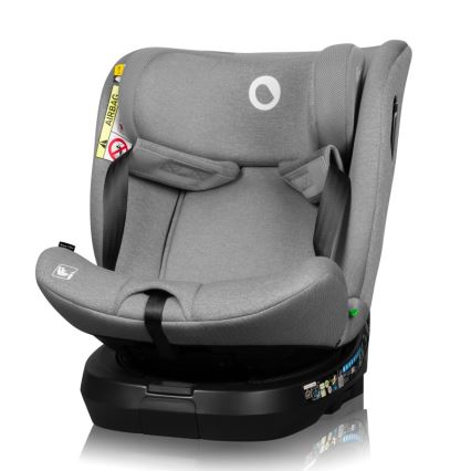 Lionelo - BRAVE i-Size Rotating Car Seat with Base 40-150 cm Grey Stone