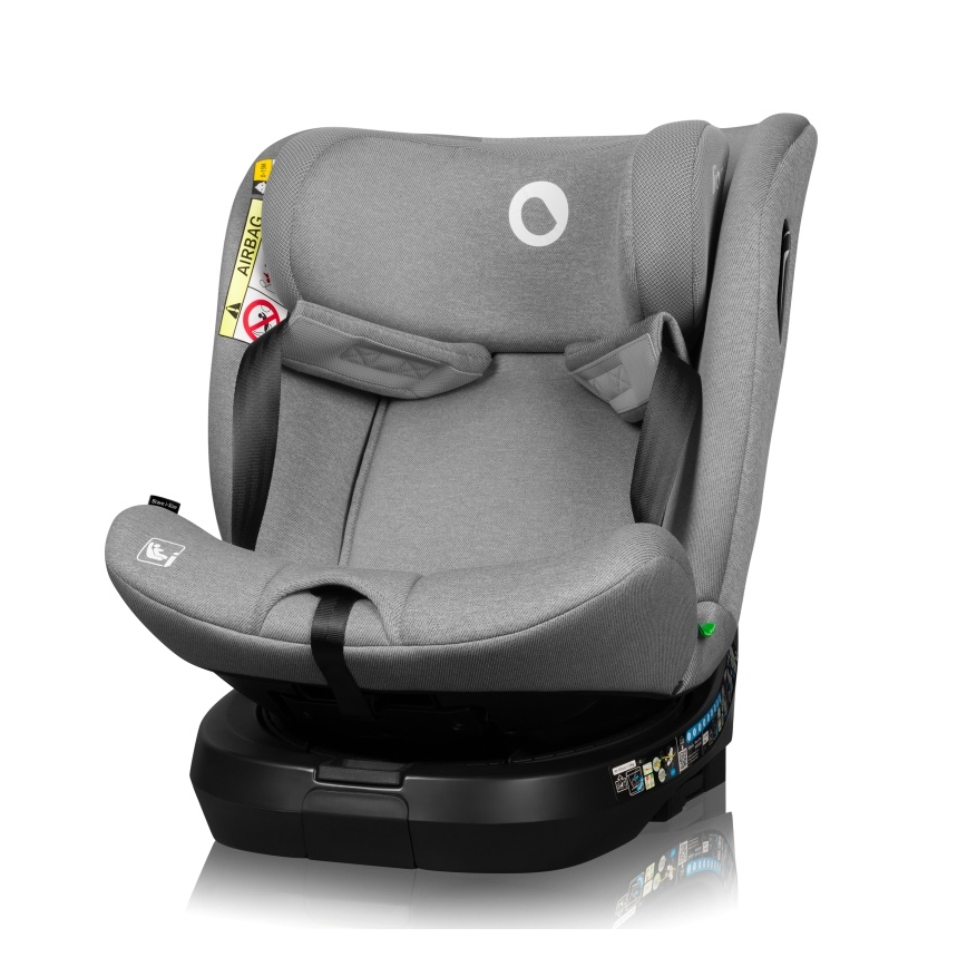 Lionelo - BRAVE i-Size Rotating Car Seat with Base 40-150 cm Grey Stone