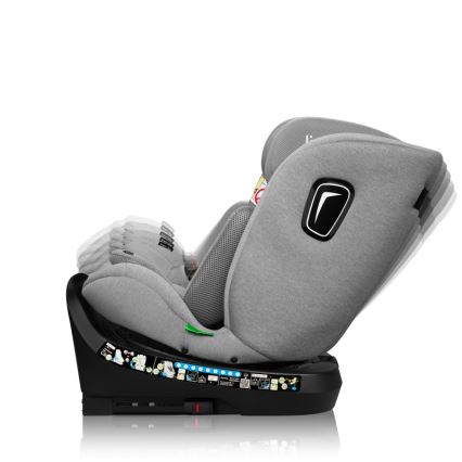 Lionelo - BRAVE i-Size Rotating Car Seat with Base 40-150 cm Grey Stone
