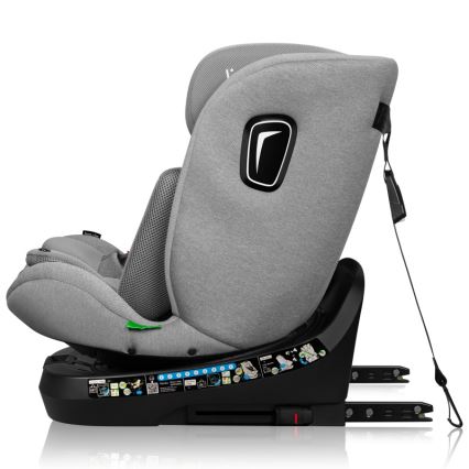 Lionelo - BRAVE i-Size Rotating Car Seat with Base 40-150 cm Grey Stone