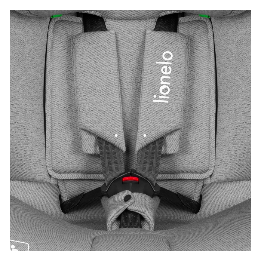 Lionelo - BRAVE i-Size Rotating Car Seat with Base 40-150 cm Grey Stone