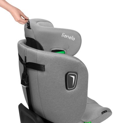 Lionelo - BRAVE i-Size Rotating Car Seat with Base 40-150 cm Grey Stone