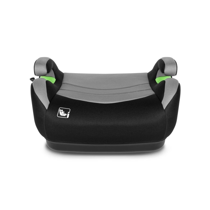 Lionelo - Car booster seat LUUK FIX i-Size 125-150 cm black/grey