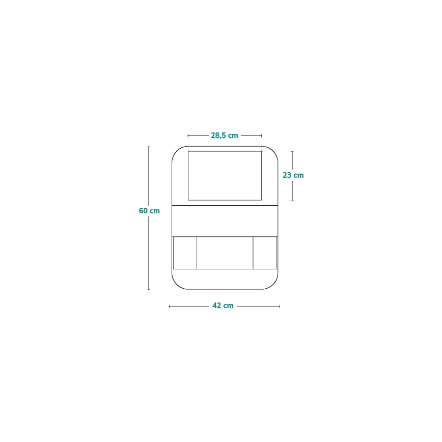Lionelo - Car Organizer SEAT ORGANIZER Grey