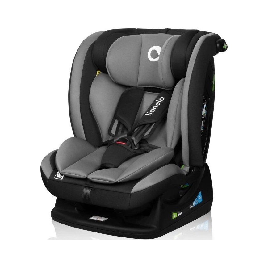 Lionelo - Car seat AART i-Size 40-150 cm black/grey